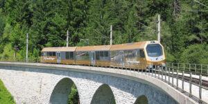 Mariazellerbahn auf Saugramviadukt