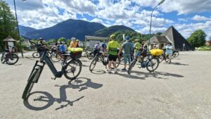 Radreisen in der Gruppe in NÖ, hier E-Bikes unweit von Mariazell