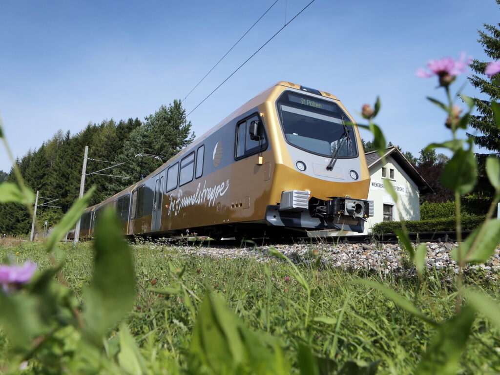 Himmelstreppe-Garnitur, eine Schmalspurbahn